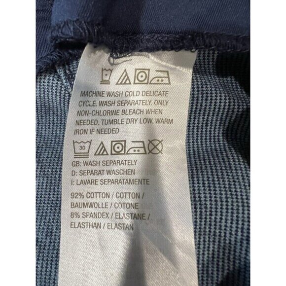 Belle by Kim Gravel Denim Straight Blue Jeans Pull On Waist Size 10 - Picture 6 of 6